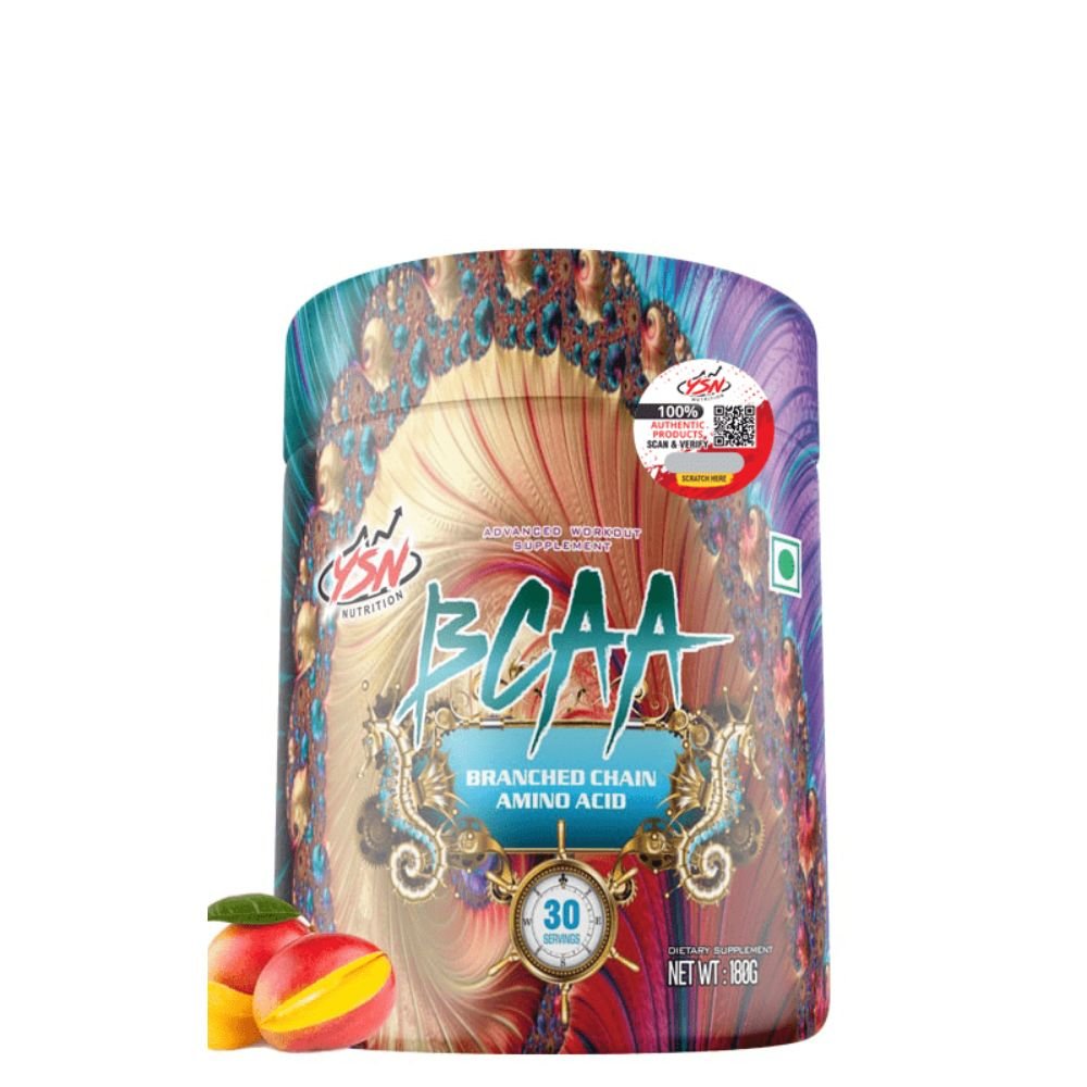 YSN Nutrition BCAA – Mango 180gm for Muscle Recovery & Performance