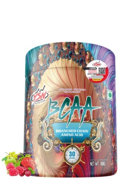 YSN Nutrition BCAA – Mix Fruit 180gm for Muscle Recovery & Performance