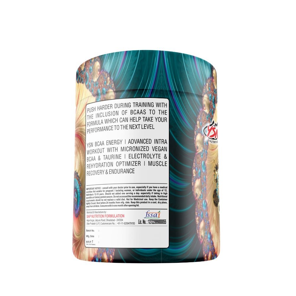 YSN Nutrition BCAA – Mango 180gm for Muscle Recovery & Performance - Image 3