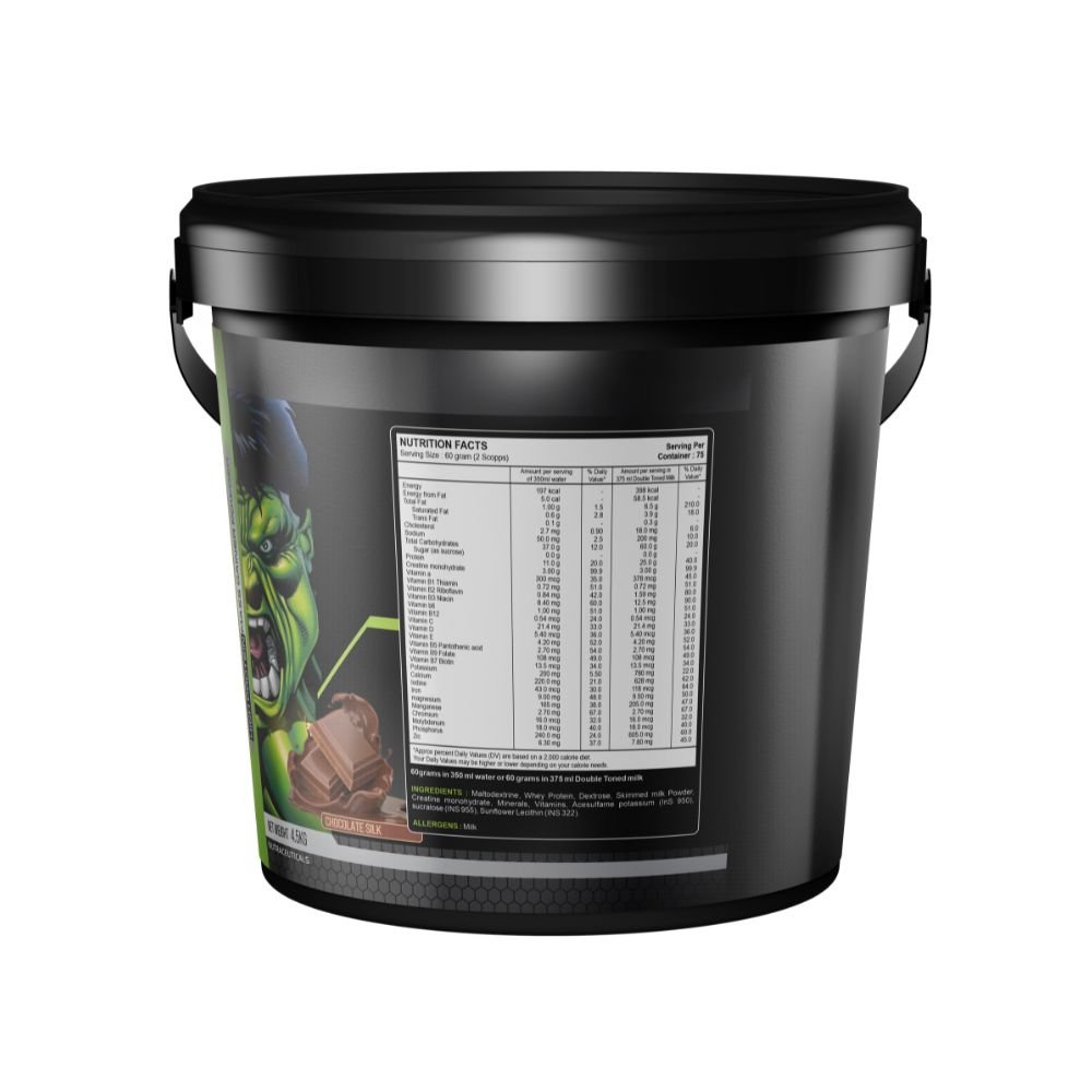 YSN Nutrition Hulk Mass Gainer, 2.750gm - Image 3