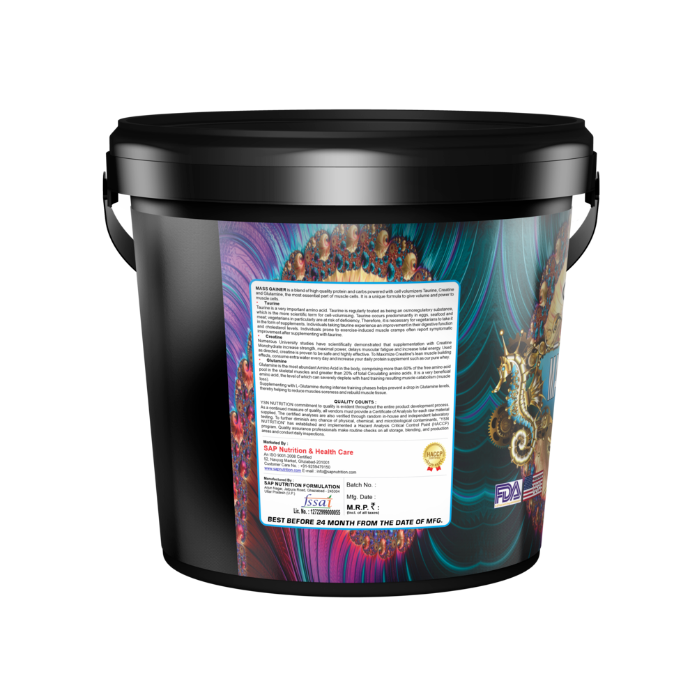 YSN Nutrition Mass Gainer, 4.5kg - Image 3