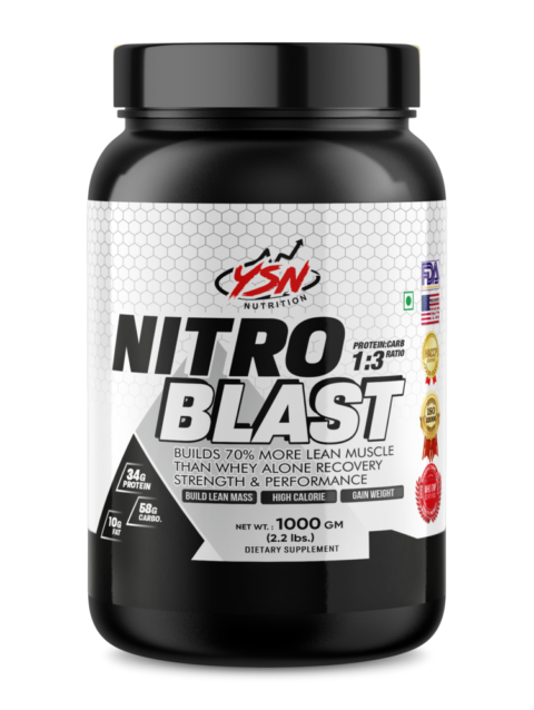YSN Nutrition Nitro Blast Silver Series, 1000gm
