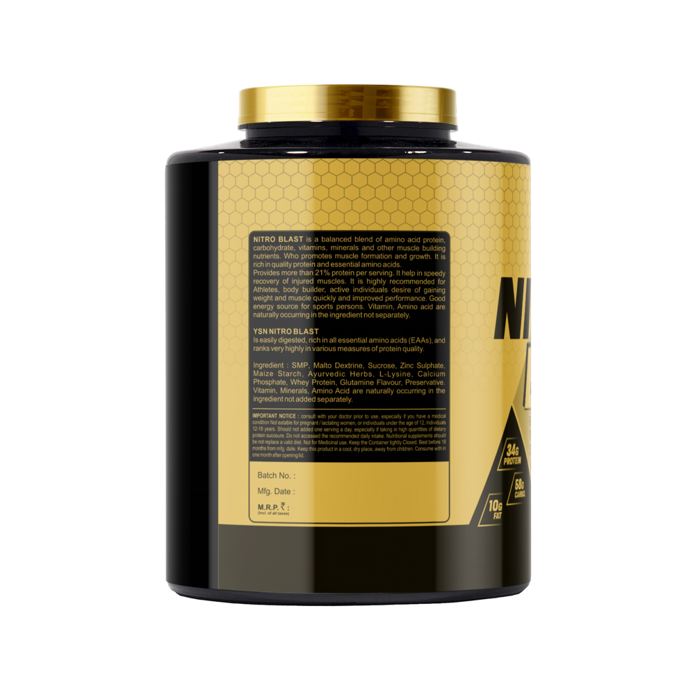 YSN Nutrition Nitro Blast, 3000gm - Image 2