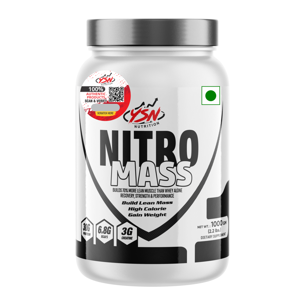 YSN Nutrition Nitro Mass Silver Series, 1000gm