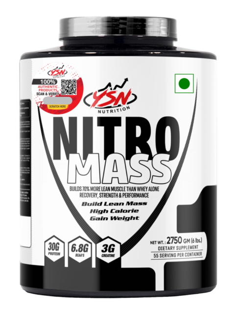 YSN Nutrition Nitro Mass Silver Series, 2750gm