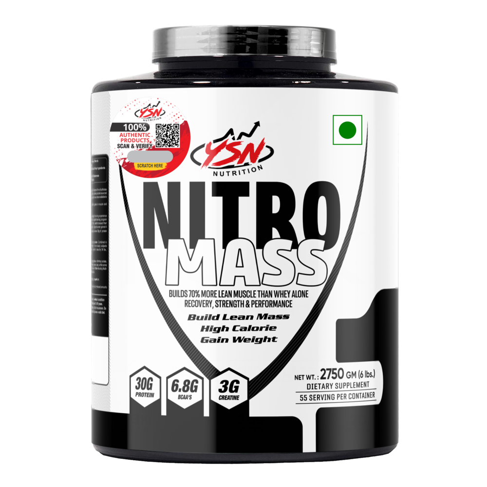 YSN Nutrition Nitro Mass Silver Series, 2750gm