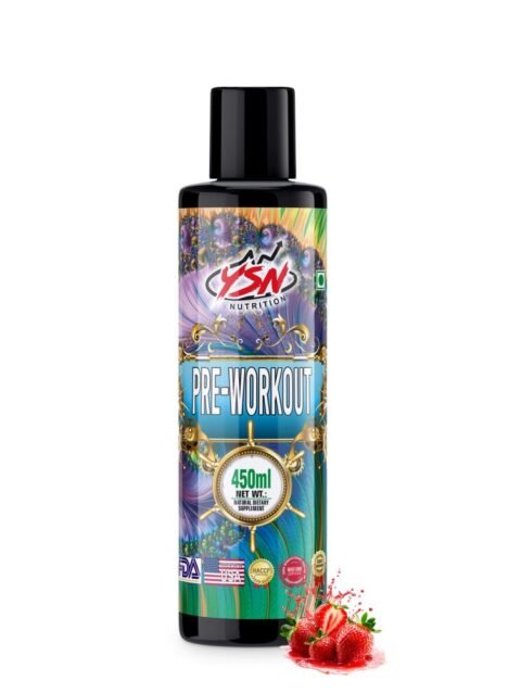 YSN Nutrition Pre Workout, Strawberry 450ml