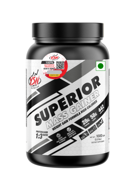 YSN Nutrition Superior Mass Gainer, 1kg