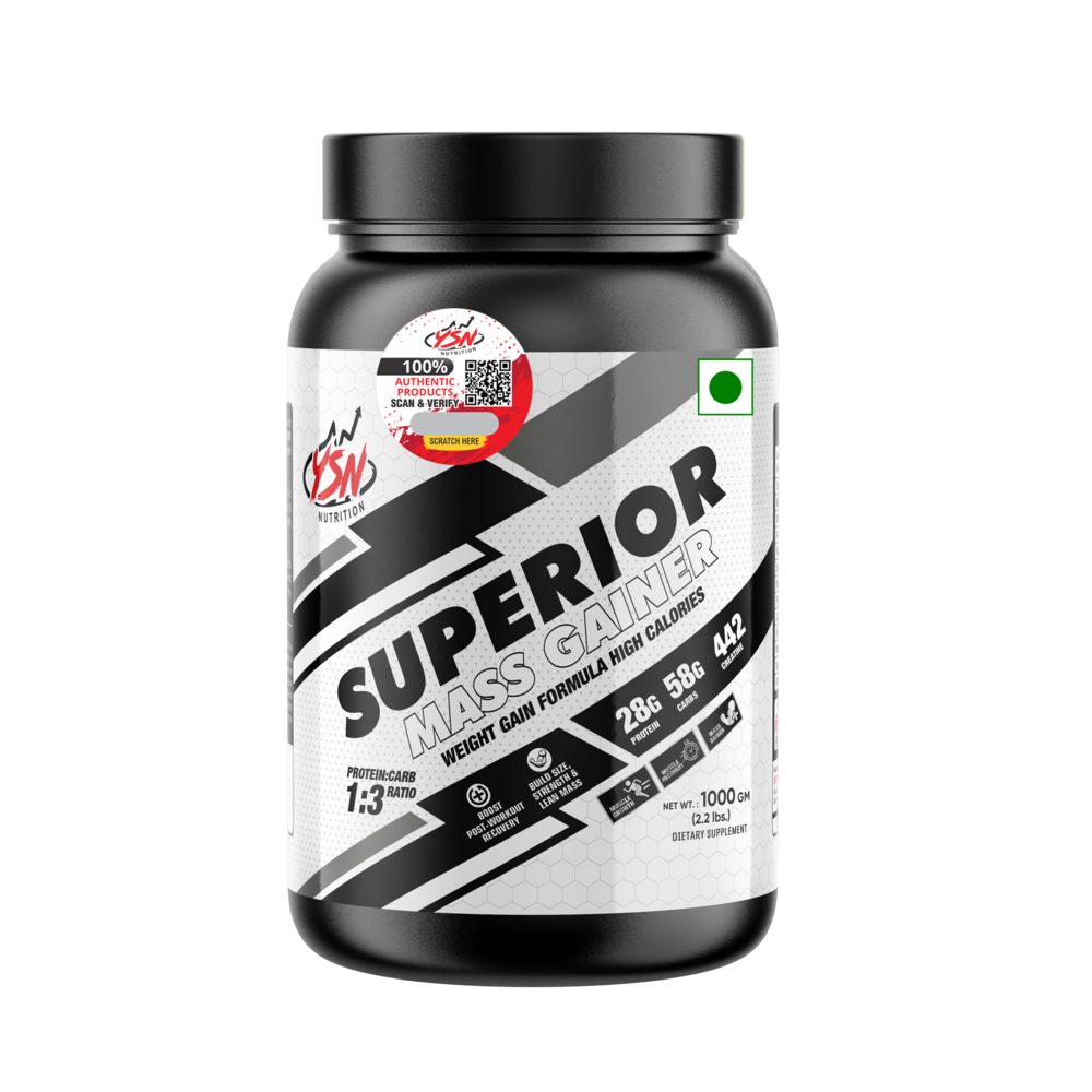 YSN Nutrition Superior Mass Gainer, 1kg