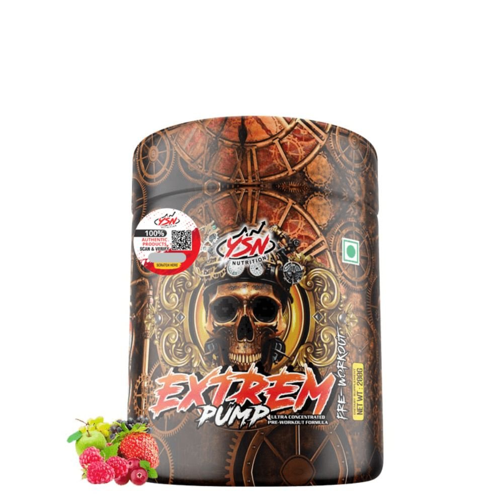 YSN Nutrition Extrem Pump Pre Workout, Mix Fruit 200gm